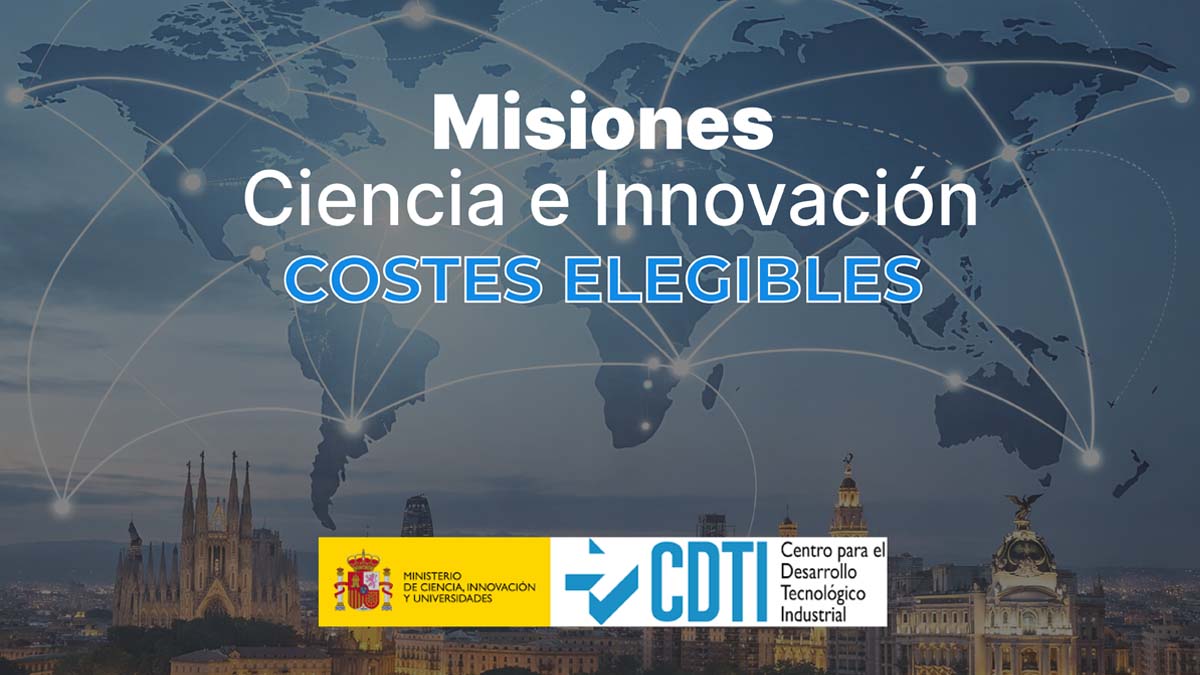 Costes elegibles Misiones CDTI